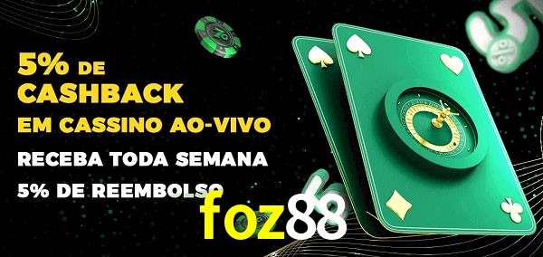 Promoções do cassino ao Vivo foz88